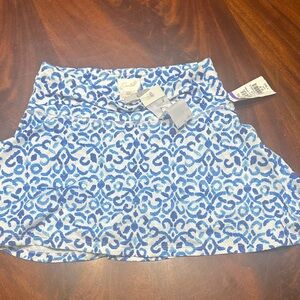 Camilla Azure and White Skort